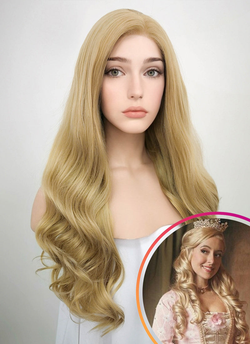 Lace Front Light Golden popular Blonde A- Symmetrical Style Wig NWT