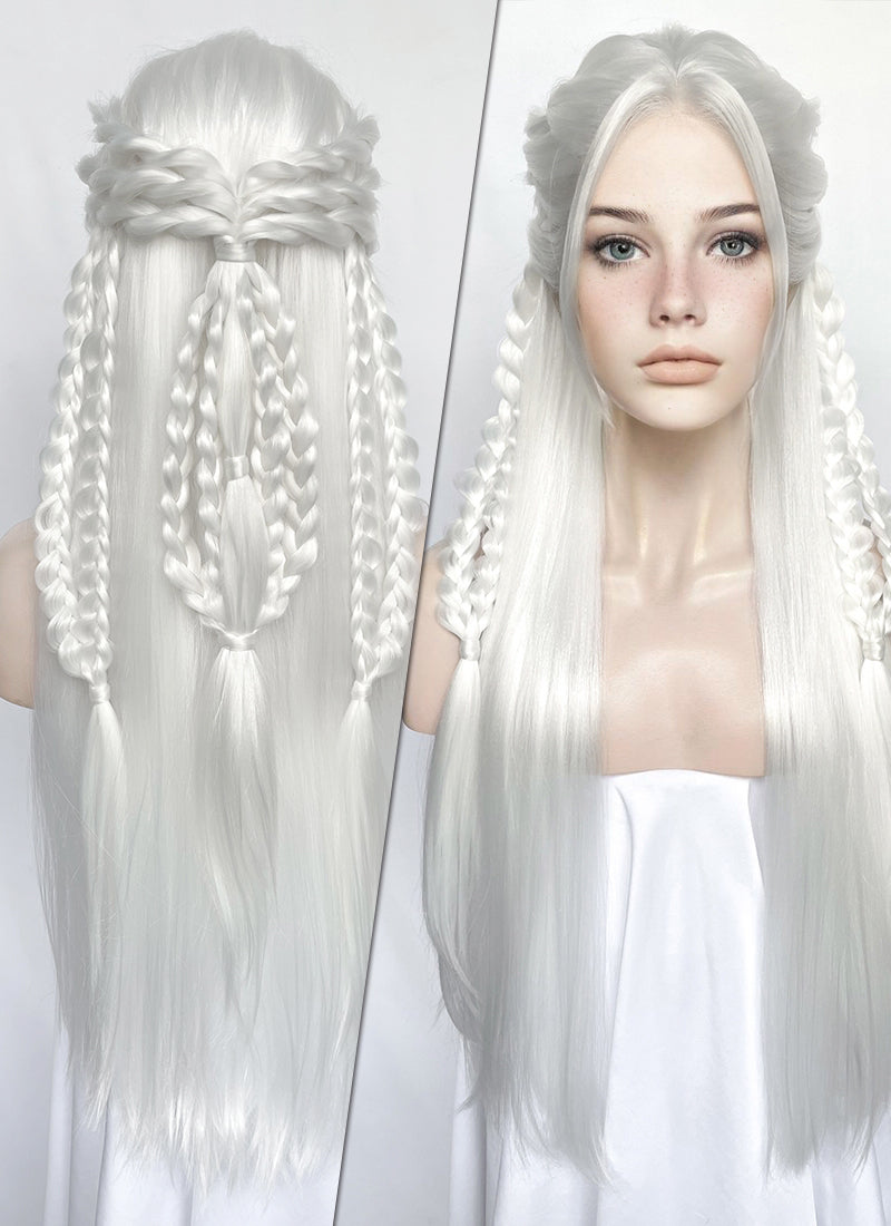 22” WHITE BRAIDED LACE online FRONT WIG *NEW*