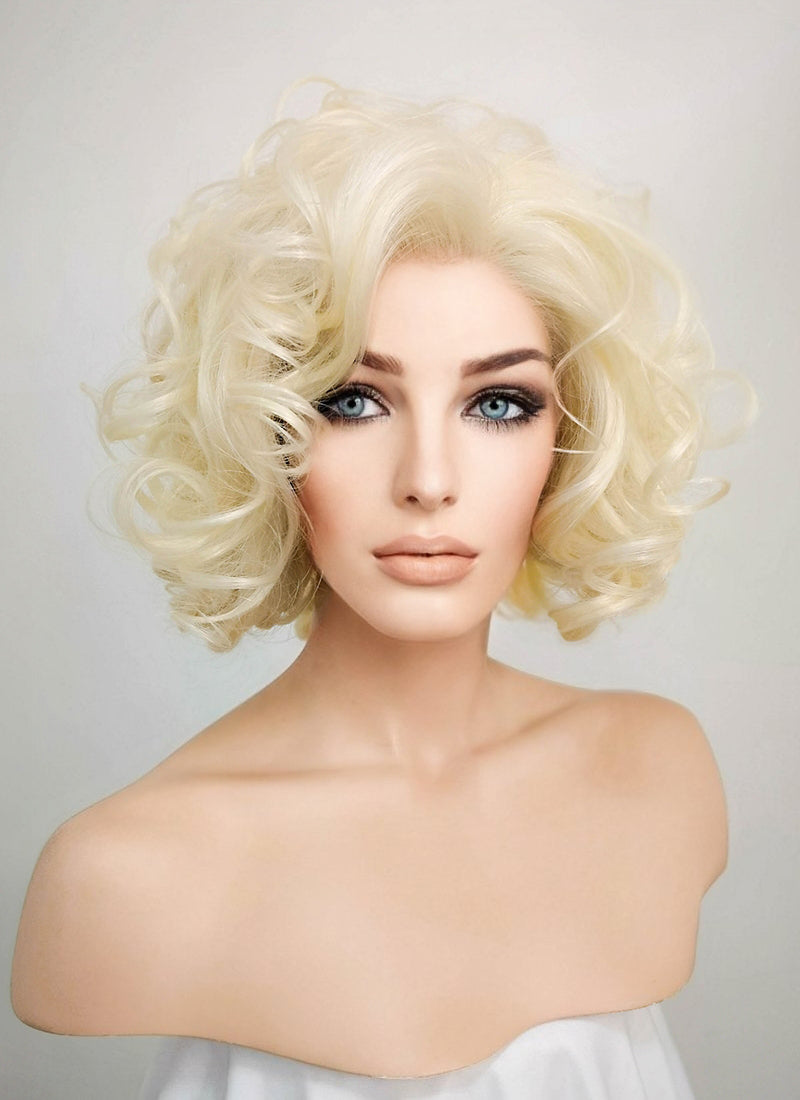 Blonde Bob Lace Front Synthetic Wig LF235 WigIsFashion Wig Is