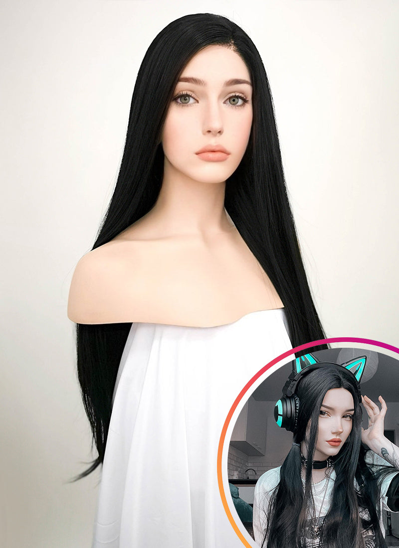 Jet Black Lace Front Wig WigIsFashion Wig Is Fashion