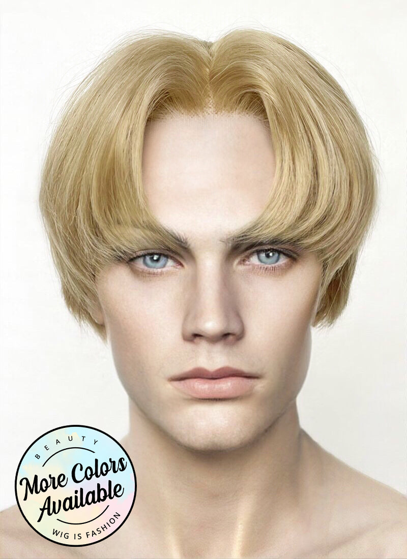 Golden Blonde Straight Lace Front Synthetic Wig LF6020A WigIsFashion Wig Is Fashion