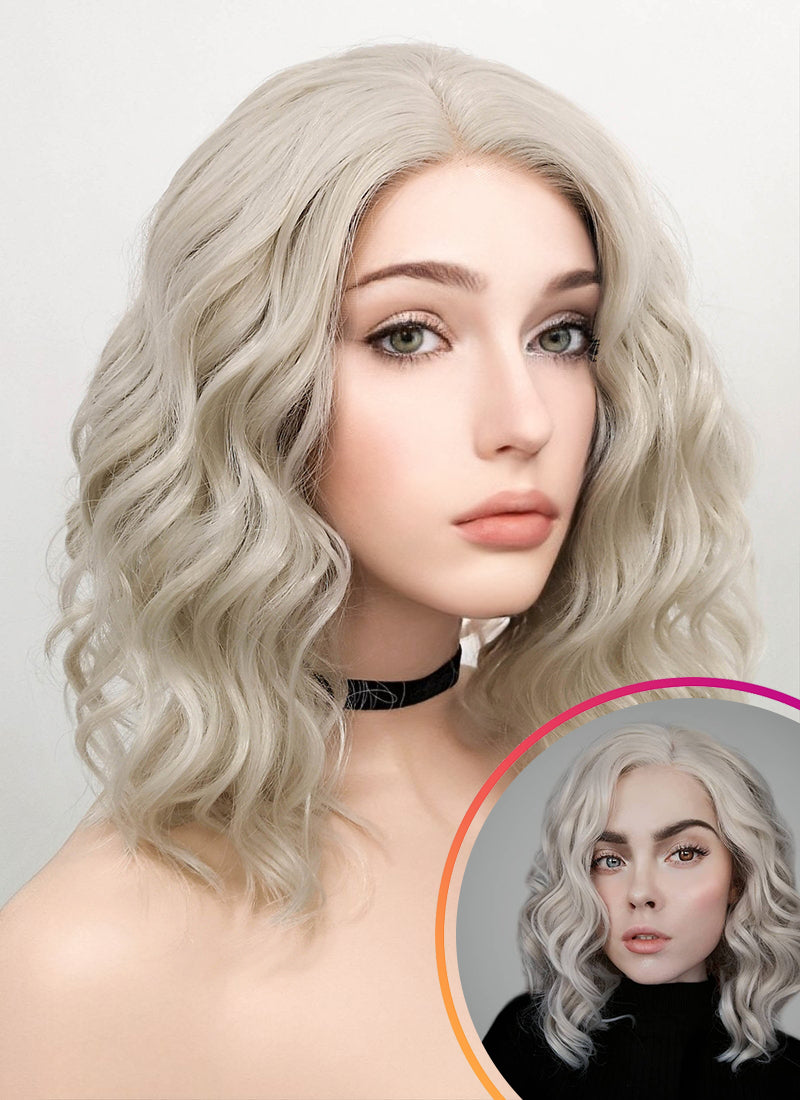 Pastel Blonde Bob Lace Front Wig WigIsFashion Wig Is Fashion