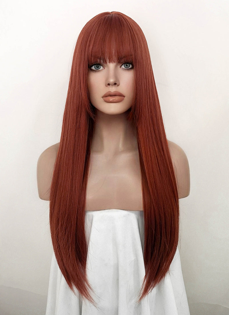 Auburn Synthetic Wig WigIsFashion Wig Is Fashion