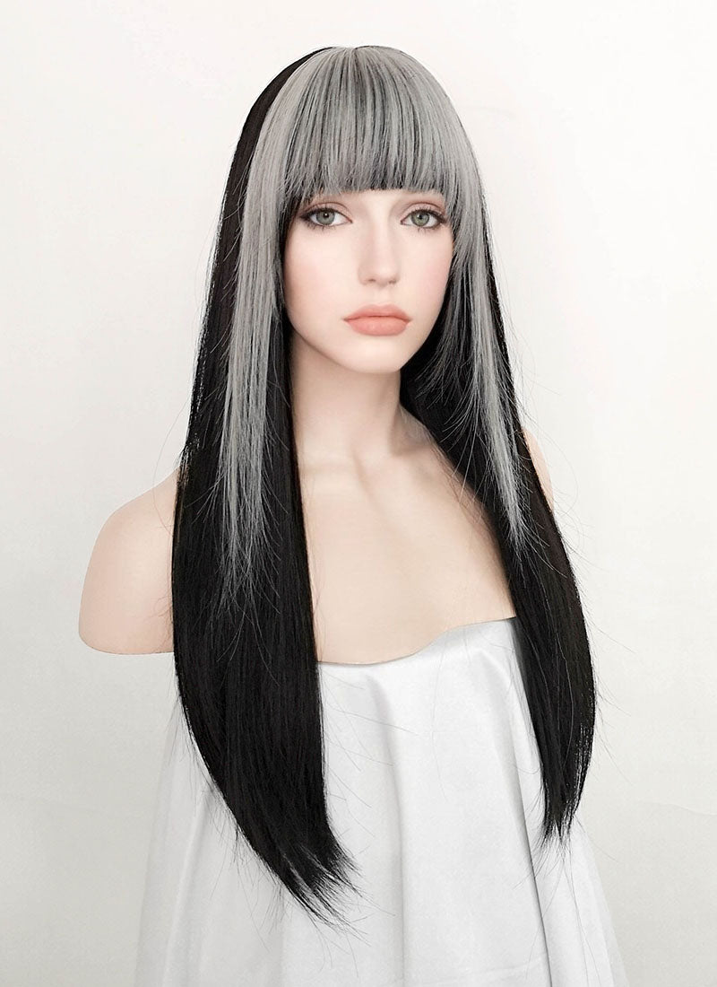 White grey outlet wig