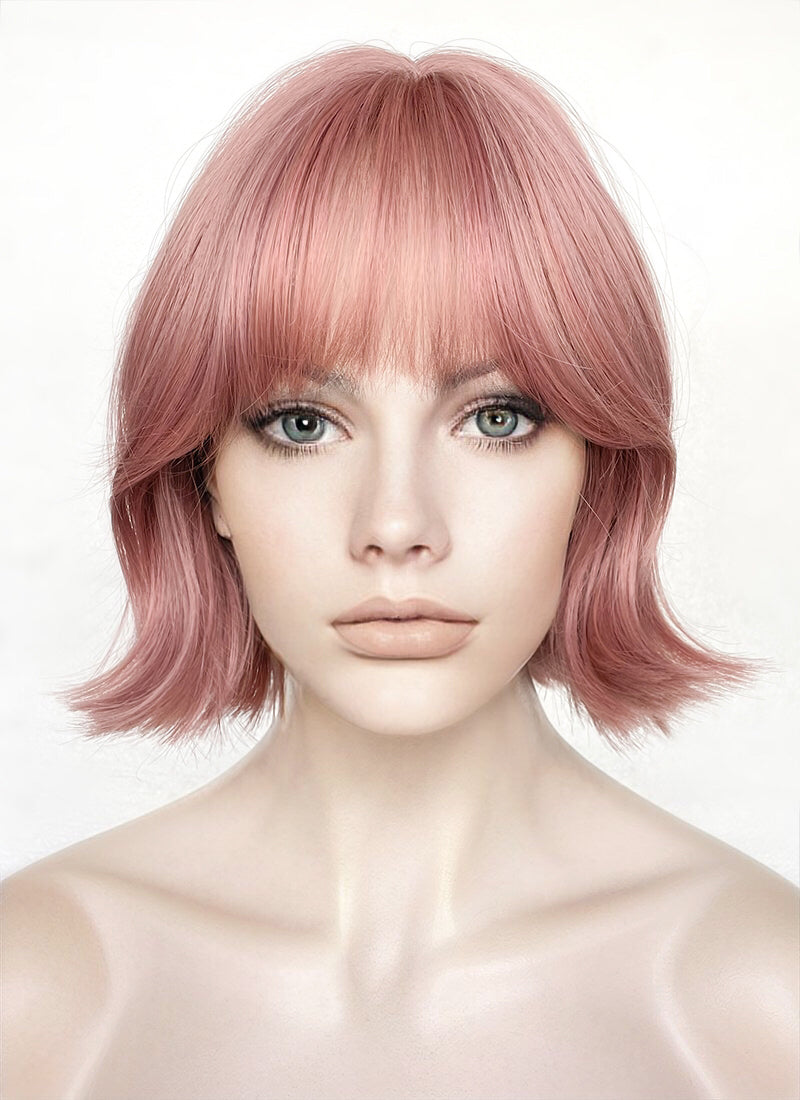 Pink Synthetic Hair Wig | WigIsFashion – Wig Is Fashion