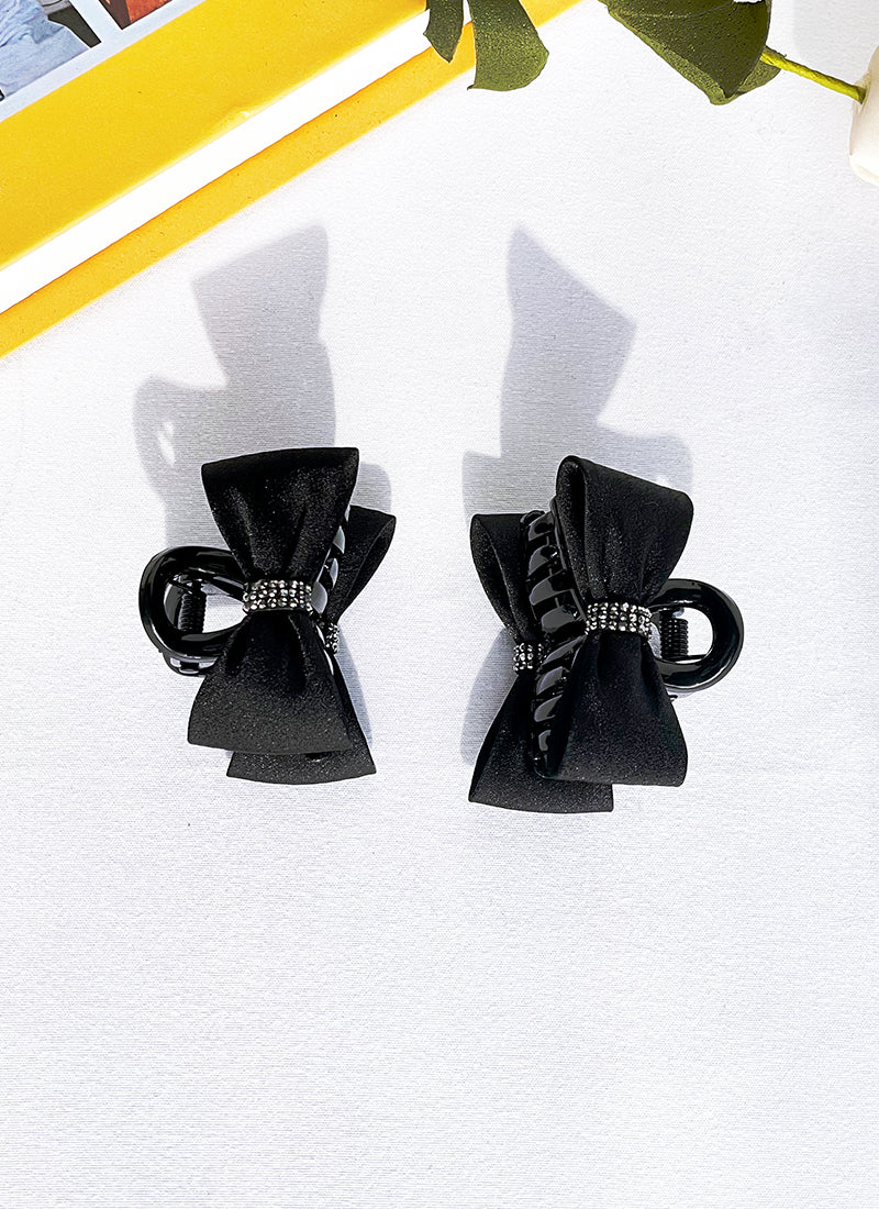 1 Pair Bow Knot Hair Claw G03