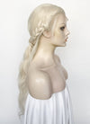 House of the Dragon Helaena Targaryen Platinum Blonde Braided Lace Front Synthetic Wig LF2171