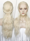 House of the Dragon Helaena Targaryen Platinum Blonde Braided Lace Front Synthetic Wig LF2171