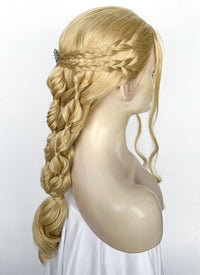 Blonde Braided Lace Front Synthetic Wig LF2509