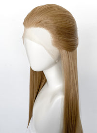 Medium Blonde Straight Lace Front Synthetic Men's Wig LF3270G