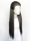 Mixed Dark Grey Straight Lace Front Synthetic Men's Wig LF3270J (Customisable)