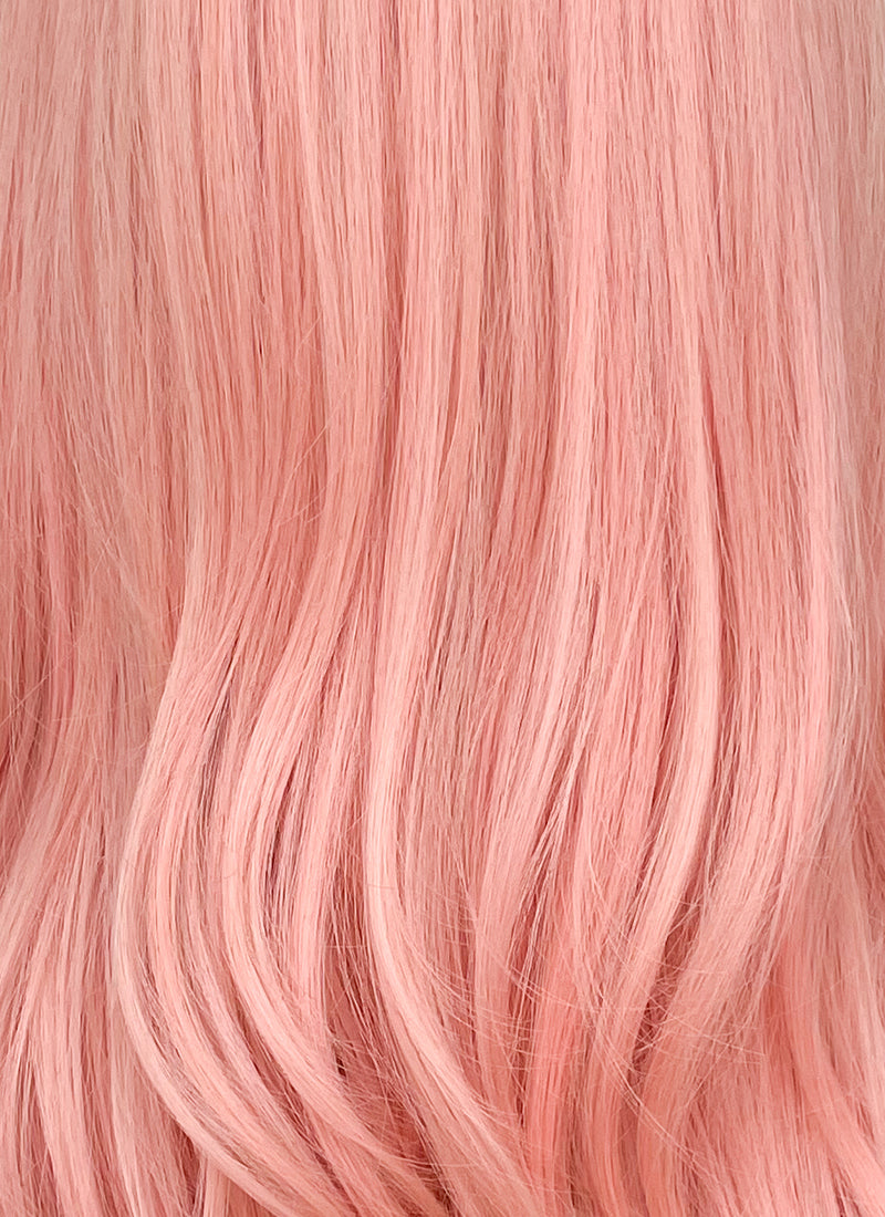 Pink Curtain Bangs Lace Front Wig | WigIsFashion – Wig Is Fashion