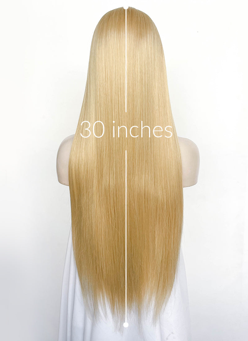 Blonde Straight 13" x 6" Lace Top Lace Front Synthetic Wig LF3361