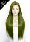 Green Straight Lace Front Synthetic Wig LF3364