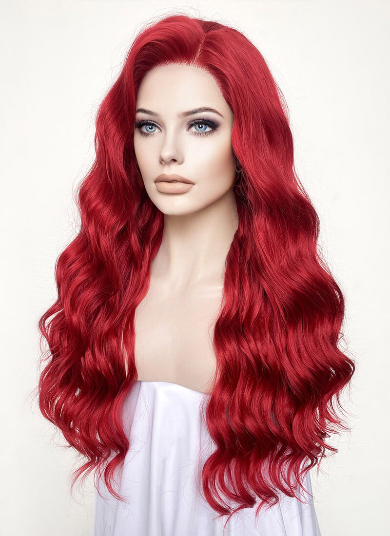 Synthetic wigs clearance red