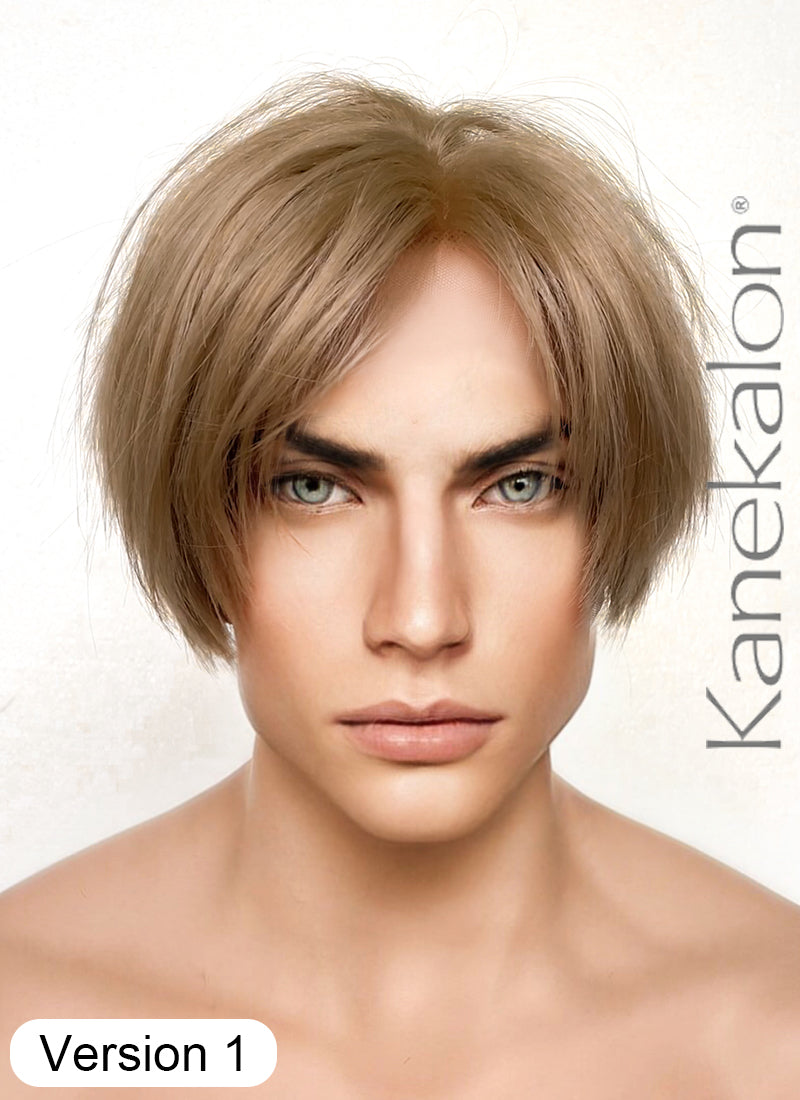 Resident Evil 4 Leon S. Kennedy Brunette Blonde Straight Lace