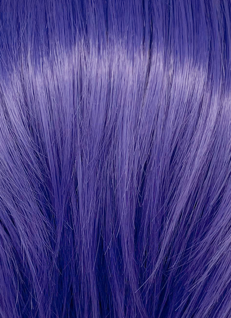 Blue Lock Blitzo Buckzo Purple Straight Lace Front Synthetic Men's Wig LF6060A