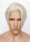 Final Fantasy Remake 7 President Rufus Shinra Platinum Blonde Straight Lace Front Synthetic Men's Wig LF6078