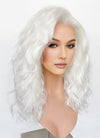 White Wavy Lace Front Synthetic Wig LF6081