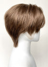 Brown Straight Lace Front Synthetic Men's Wig LF6094