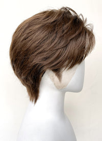 Brunette Straight Lace Front Synthetic Men's Wig LF6095