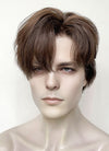 Brunette Straight Lace Front Synthetic Men's Wig LF6096