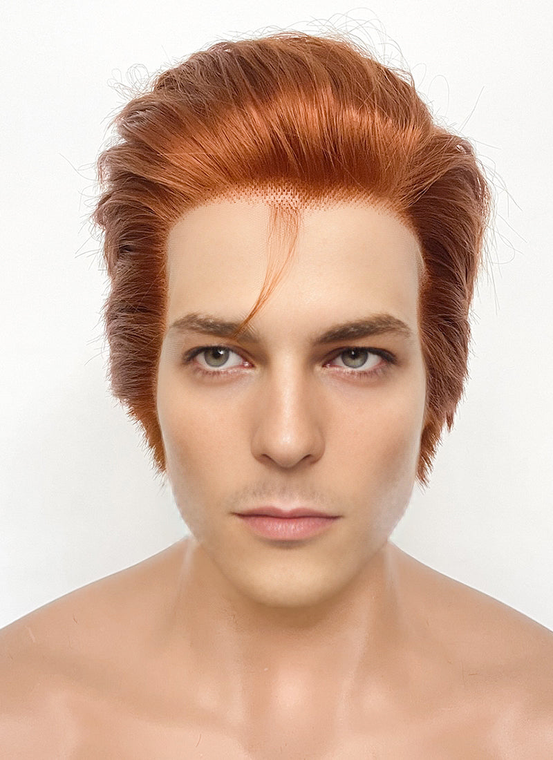 Ginger Straight Lace Front Synthetic Men's Wig LF8015