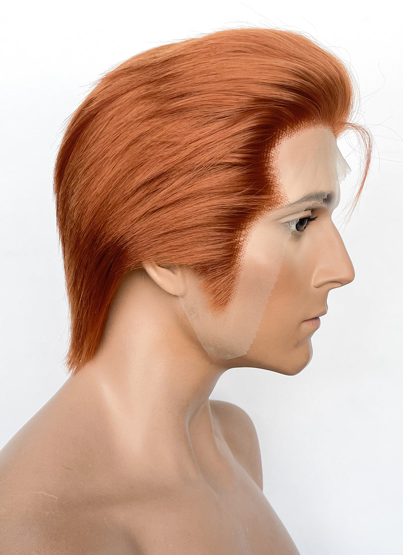 Ginger Straight Lace Front Synthetic Men's Wig LF8015