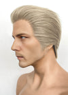 Resident Evil Albert Wesker Pastel Ash Blonde Straight Lace Front Synthetic Men's Wig LF8035