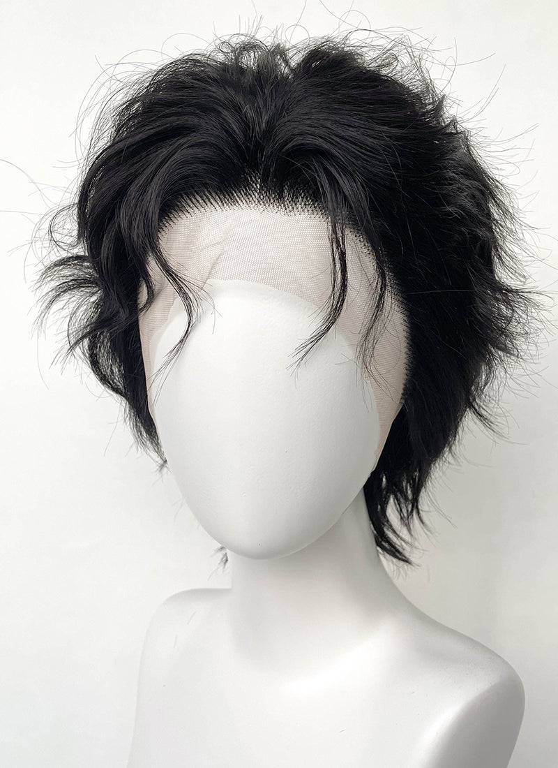 Black Wavy Lace Front Synthetic Wig LFCS255