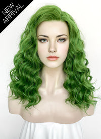 Joker Green Wavy Lace Front Synthetic Wig LFK5565