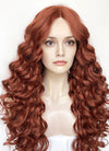 House of the Dragon Queen Alicent Auburn Curly Lace Front Synthetic Wig LFK5567