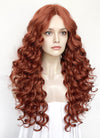 House of the Dragon Queen Alicent Auburn Curly Lace Front Synthetic Wig LFK5567