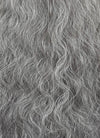 Mixed Dark Grey Curly Lace Front Synthetic Wig LFK5571