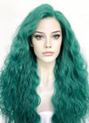 Green Curly Lace Front Synthetic Wig LFK5573