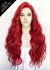 Red Wavy Lace Front Synthetic Wig LFK5574