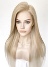 Two Tone Blonde Straight 13" x 6" Lace Top Kanekalon Synthetic Hair Wig LFS038