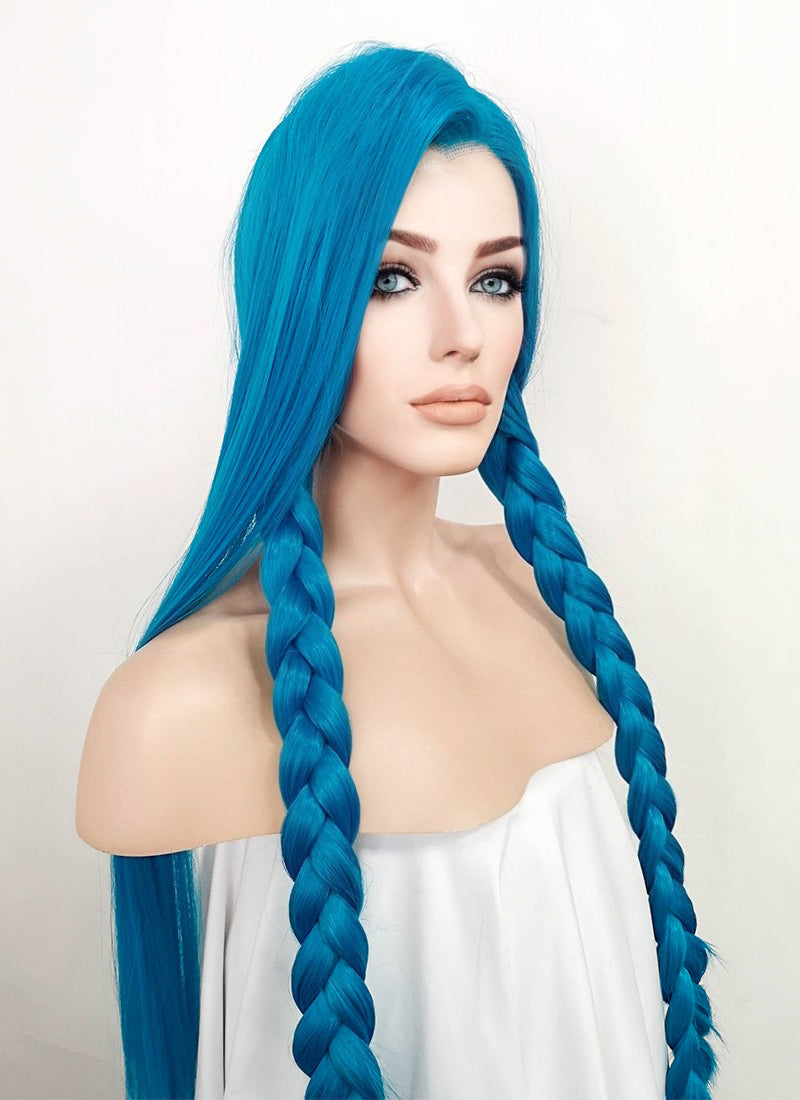 What wig outlet sexy muti part blue teal wig