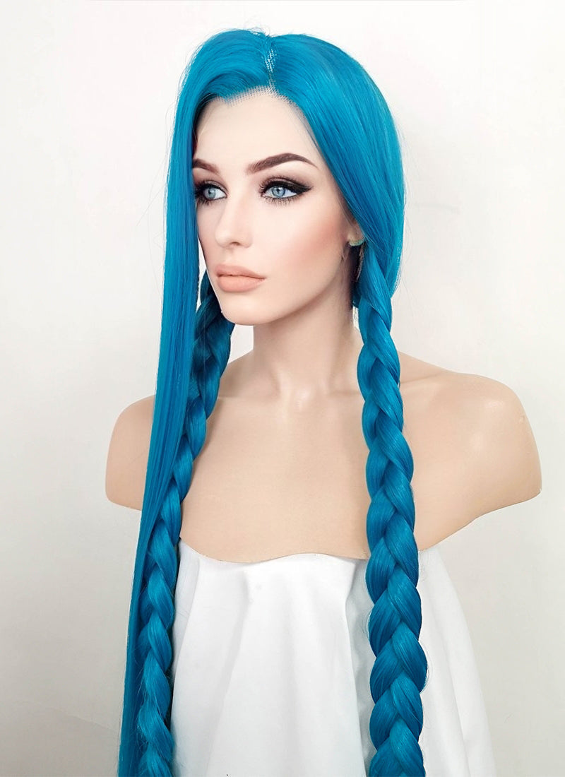 Airily turquoise blue Morrigan high quality Aesland wig