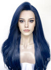 Blue Wavy Lace Front Synthetic Wig LN6040