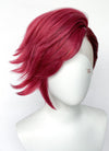 League of Legends LOL Arcane Vi Two Tone Red Straight Lace Front Synthetic Wig LN6041