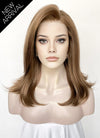 Brown Straight Lace Front Synthetic Wig LW4045