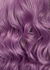 Baldur's Gate 3 Alfira Wavy Brown Mixed Purple Lace Front Synthetic Wig LW4047