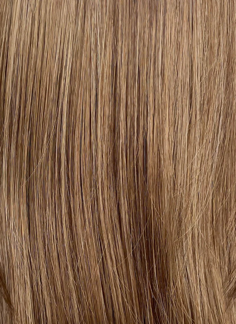 Brunette Straight Mono Top Lace Wig MN009