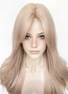 Pale Pink Wavy Synthetic Hair Wig NL089