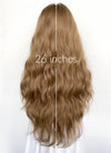 Golden Blonde Wavy Synthetic Hair Wig NL093