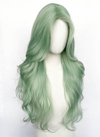 Pastel Green Wavy Synthetic Hair Wig NLCS017