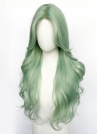 Pastel Green Wavy Synthetic Hair Wig NLCS017