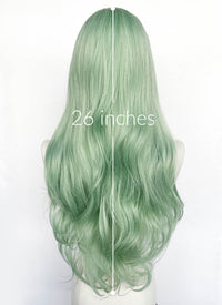 Pastel Green Wavy Synthetic Hair Wig NLCS017