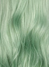 Pastel Green Wavy Synthetic Hair Wig NLCS017